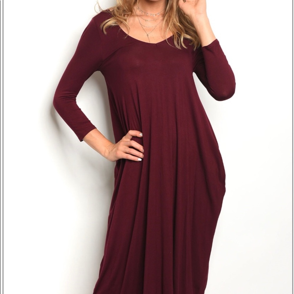 Maroon dress - Picture 2 of 6
